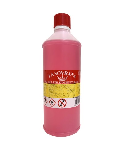 Ferramenta1.com | Alcool denaturato 99,9 certificato 1 l la sovrana - PZ 12