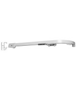 Ferramenta1.com | Scorritenda grecia in alluminio 150/20 cm bianco - PZ 1