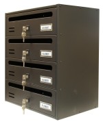 Ferramenta1.com | Cassetta postale alubox cubo/r 4 38,5x25x43 gr ghisa - PZ 1