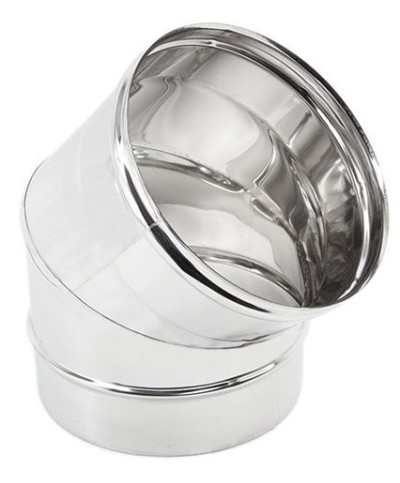 Ferramenta1.com | Gomito inox aisi 304 45 d 10 cm - PZ 4