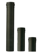 Ferramenta1.com | Tubo per stufa a pellet h  50 cm d 10 cm nero opaco - PZ 1