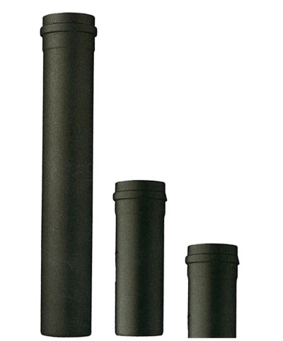 Ferramenta1.com | Tubo per stufa a pellet h 100 cm d 10 cm nero opaco - PZ 1