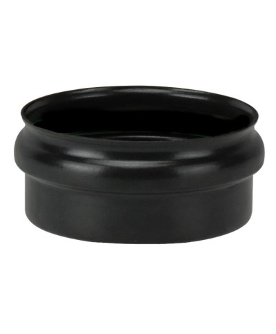 Ferramenta1.com | Scarico condensa cieco per stufa a pellet d 10 cm nero opaco - PZ 1