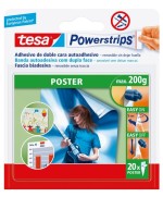 Ferramenta1.com | Tesa powerstrips 20 strisce biadesive poster - CF 1