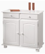 Ferramenta1.com | Kit buffet 2 ante + 2 cassetti  massello bianco - PZ 1