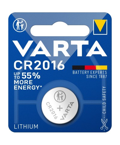 Ferramenta1.com | Varta batteria a bottone cr2016 litio  bl 1 pz - BL 10