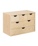 Ferramenta1.com | Cassettiera mini 6 cassetti 40x20xh28 cm - PZ 1