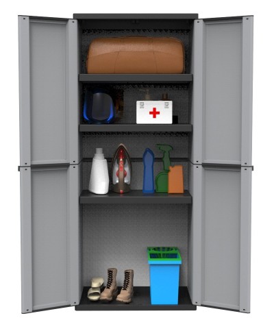 Ferramenta1.com | Armadio terry 2 ante 68x38xh164 tutto piani  j-line 268 - PZ 1