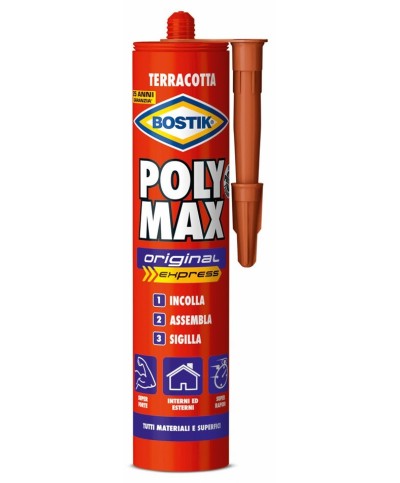 Ferramenta1.com | Bostik polymax original 425 g terracotta cartuc - PZ 1