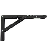 Ferramenta1.com | Reggimensola multiposizione por 70 kg nero 30 cm - PZ 4