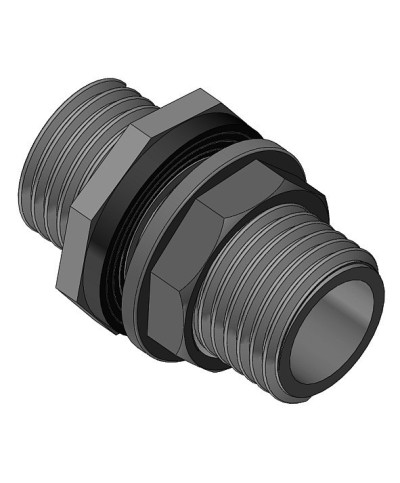 Ferramenta1.com | Raccordo diritto nylon per cassoni filettato 1.1/2 - PZ 5