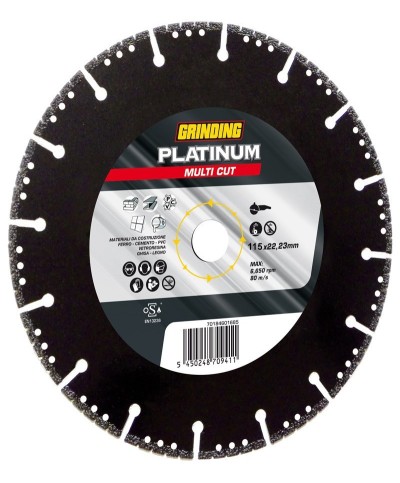 Ferramenta1.com | Grinding platinum disco diaman. multicut 115x2,5 - PZ 1