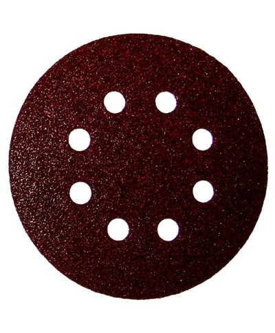 Ferramenta1.com | Disco abrasivo velcro 8 fori d 125 mm grana  80 - PZ 50