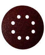Ferramenta1.com | Disco abrasivo velcro 8 fori d 125 mm grana  80 - PZ 50