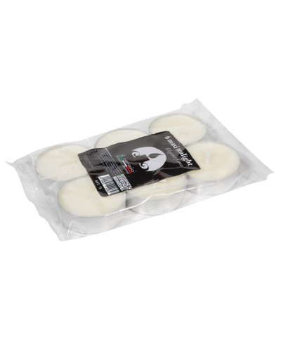 Ferramenta1.com | Tea light maxi d 60x20 mm conf 6 pz - CF 12