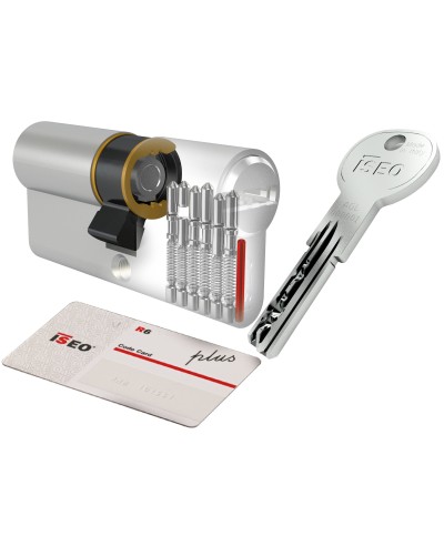 Ferramenta1.com | Iseo r6 plus cilindro nichel 90 mm 30.10.50 (35-55) - PZ 1
