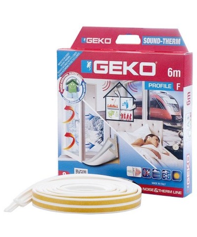 Ferramenta1.com | Guarnizione termica ed acustica 6 m bianco - PZ 12