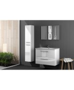 Ferramenta1.com | Kit mobile bagno aruba 2 cassetti 80 sosp. bianco - PZ 1