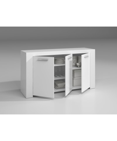 Ferramenta1.com | Kit credenza 3 ante ambit 144x42xh80 cm bianco - PZ 1