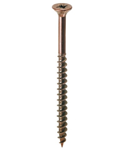Ferramenta1.com | Viti per legno t. s. p. 1/2 fil. bronz.  4x30 - CE 5