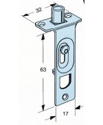 Ferramenta1.com | Omge  316 catenaccio ant scorr rullo buss 10 mm - PZ 50