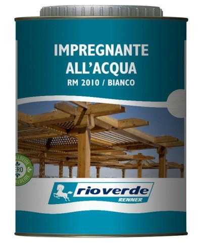 Ferramenta1.com | Rioverde rm 2010 impregnante 0,750 l bianco - PZ 6