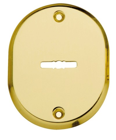 Ferramenta1.com | Bocchetta doppia mappa c/fori bronzato - PZ 1