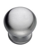 Ferramenta1.com | Pomolo ottone cipolla  d 63 mm  art.143 cromo sat - PZ 1