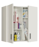 Ferramenta1.com | Kit pensile 2 ante multiuso 59x27xh60 cm bianco - PZ 1