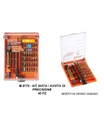 Ferramenta1.com | Poggi m8775 kit svita avvita di precisione 45 pz - PZ 1