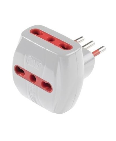 Ferramenta1.com | Rosi 78041 adattatore triplo 10a 3pr bip c/limit - PZ 1