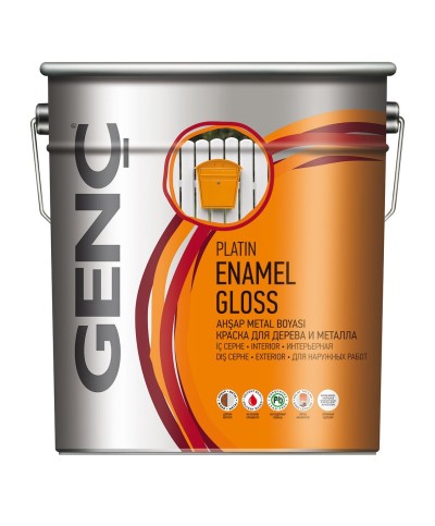 Ferramenta1.com | Smalto lucido genc 0,750 l rosso vivo  n.3700 - PZ 6