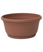 Ferramenta1.com | Ciotola in plastica unica con sottovaso d 25 cm - PZ 1