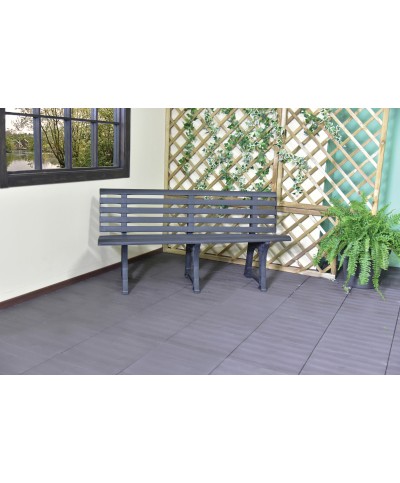 Ferramenta1.com | Panchina in plastica isotta antracite - PZ 1