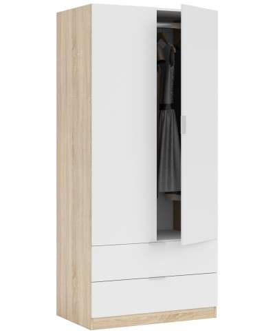 Ferramenta1.com | Kit armadio 2 ante + 2 cassetti 80x52xh180 cm ro/bia - PZ 1