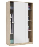 Ferramenta1.com | Kit armadio 2 ante scorrevoli 120x50xh200 ro/bia - PZ 1