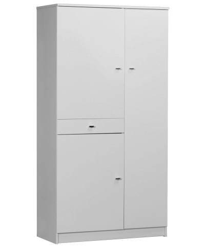 Ferramenta1.com | Mobile 3 ante +1 cassetto 77x34x147 bianco lacc. 322tl - PZ 1