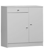 Ferramenta1.com | Mobile 2 ante +1 cassetto 77x34x80 bianco lacc. 342tl - PZ 1
