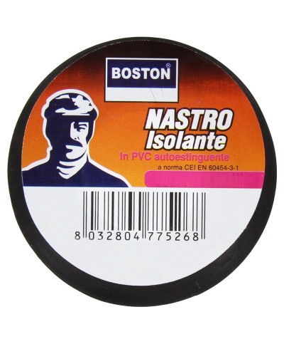 Ferramenta1.com | Boston nastro isolante nero 50mmx25m - PZ 3