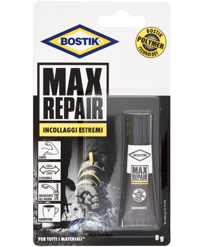 Ferramenta1.com | Bostik colla max repair  8 g blister - PZ 6