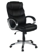 Ferramenta1.com | Poltrona direzionale hw58635 nero - PZ 1