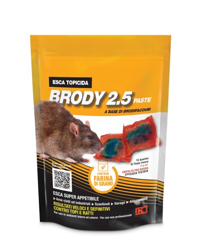 Ferramenta1.com | Esca topicida fresca brody 2.5 150 g rosso far grano - PZ 1