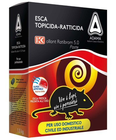Ferramenta1.com | Esca topicida ratibrom 5.0 scat 3 buste da 500 g - PZ 1