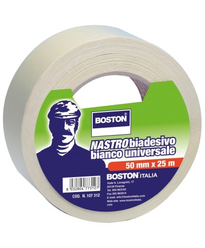 Ferramenta1.com | Boston nastro biadesivo 50mmx25m - PZ 1