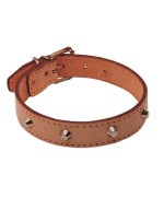 Ferramenta1.com | Collare p/cani cuoio borchiato 40 x 650 mm - PZ 6