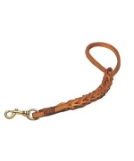 Ferramenta1.com | Guinzaglio per cani cuoio tripla treccia 50 cm - PZ 6