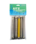 Ferramenta1.com | Kit raccordo inox estensibile 1/2 per caldaia kit 2 - PZ 1