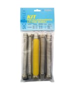 Ferramenta1.com | Kit raccordo inox estensibile 3/4 per caldaia kit - PZ 1