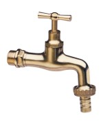 Ferramenta1.com | Pl rubinetto ottone lucido c/portagom d 1/2 - PL 6