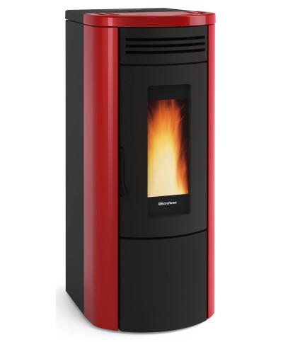 Ferramenta1.com | Termostufa pellet erm/vent 17 kw costanza idro bordeaux - PZ 1